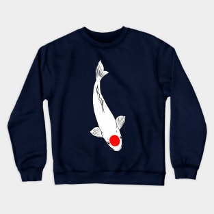 Koi Carp Tancho Crewneck Sweatshirt